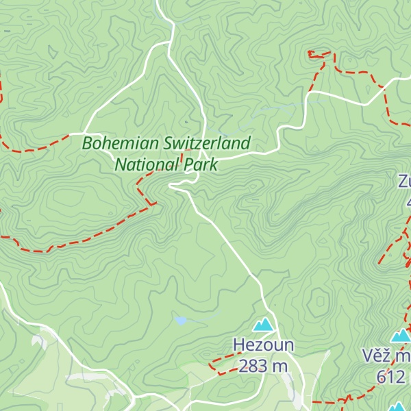 Map of Četník