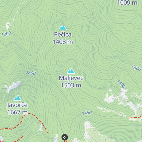 Map of Maljevec