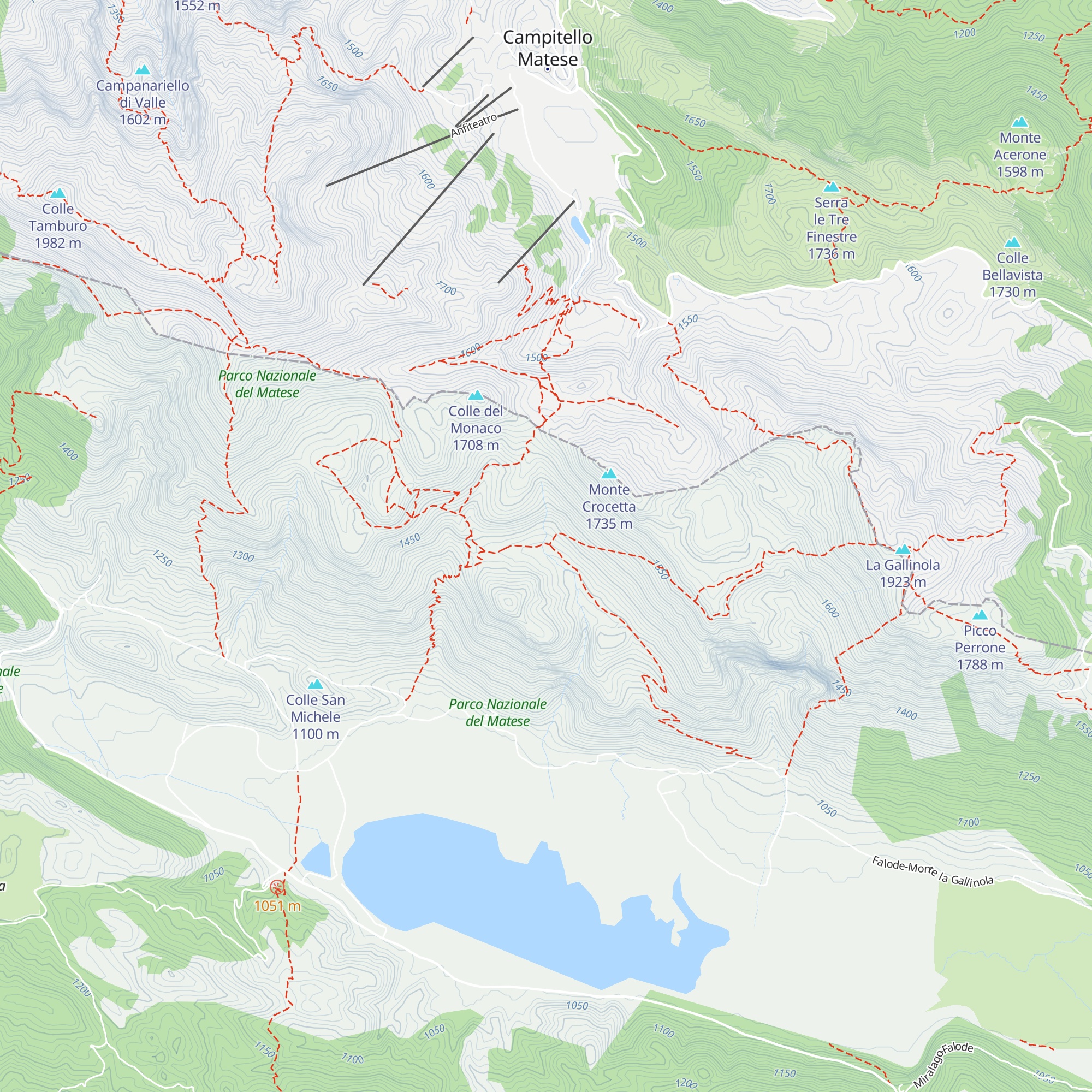 Rifugio dell'Esule map