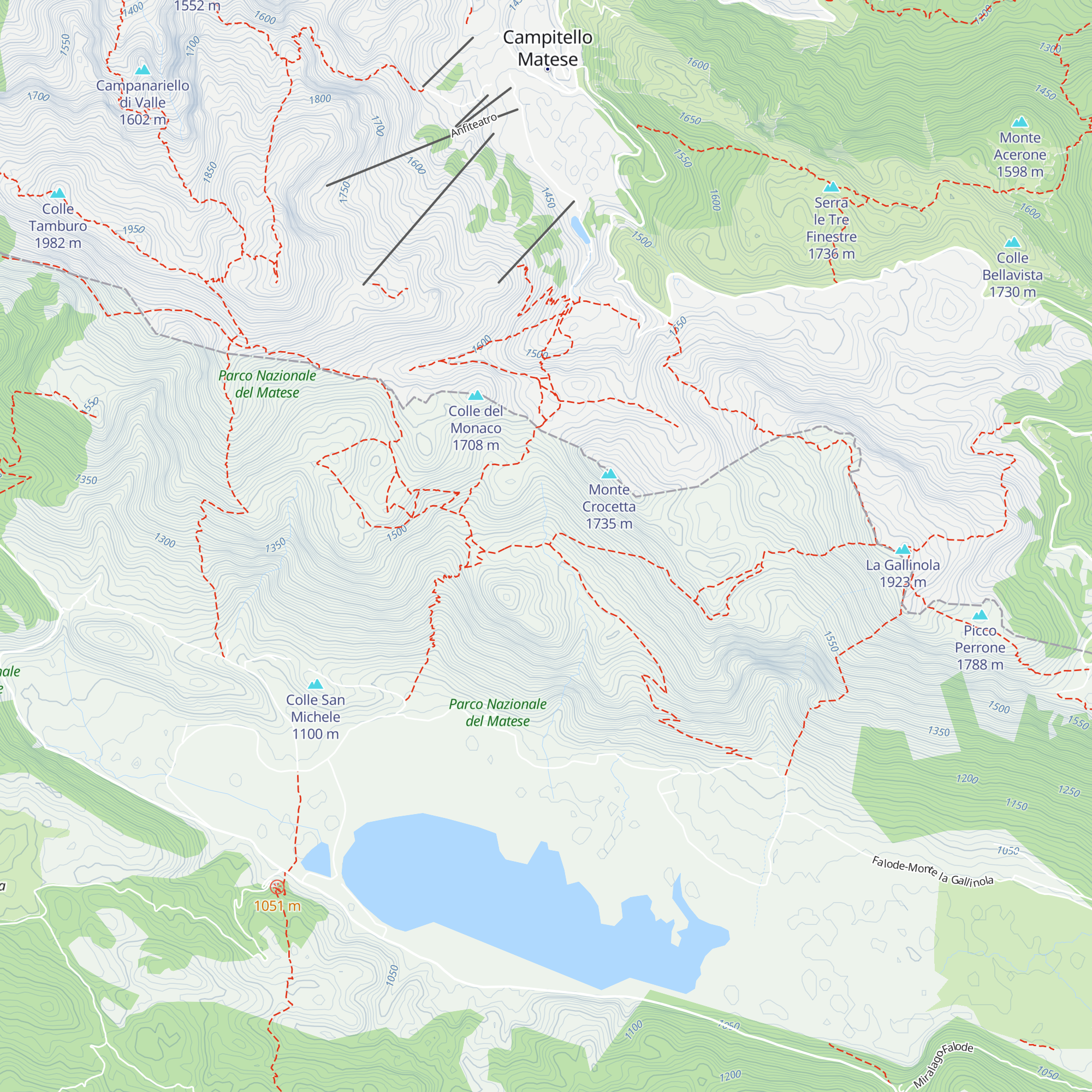 Rifugio dell'Esule map