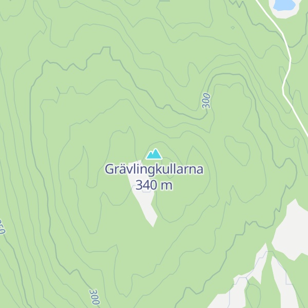 Map of Grävlingkullarna