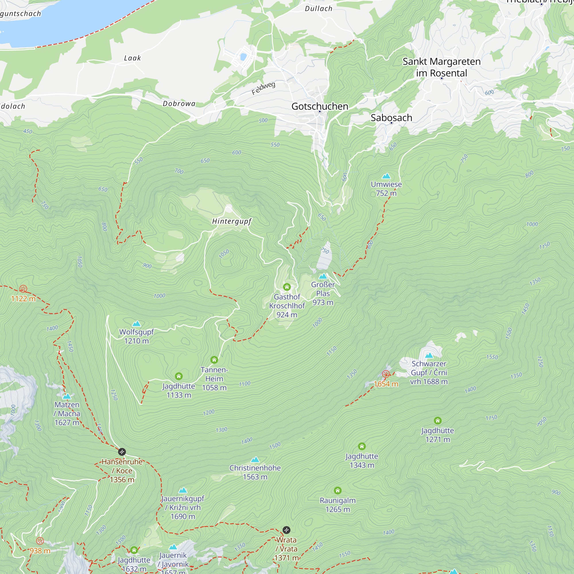 Gasthof Kroschlhof map