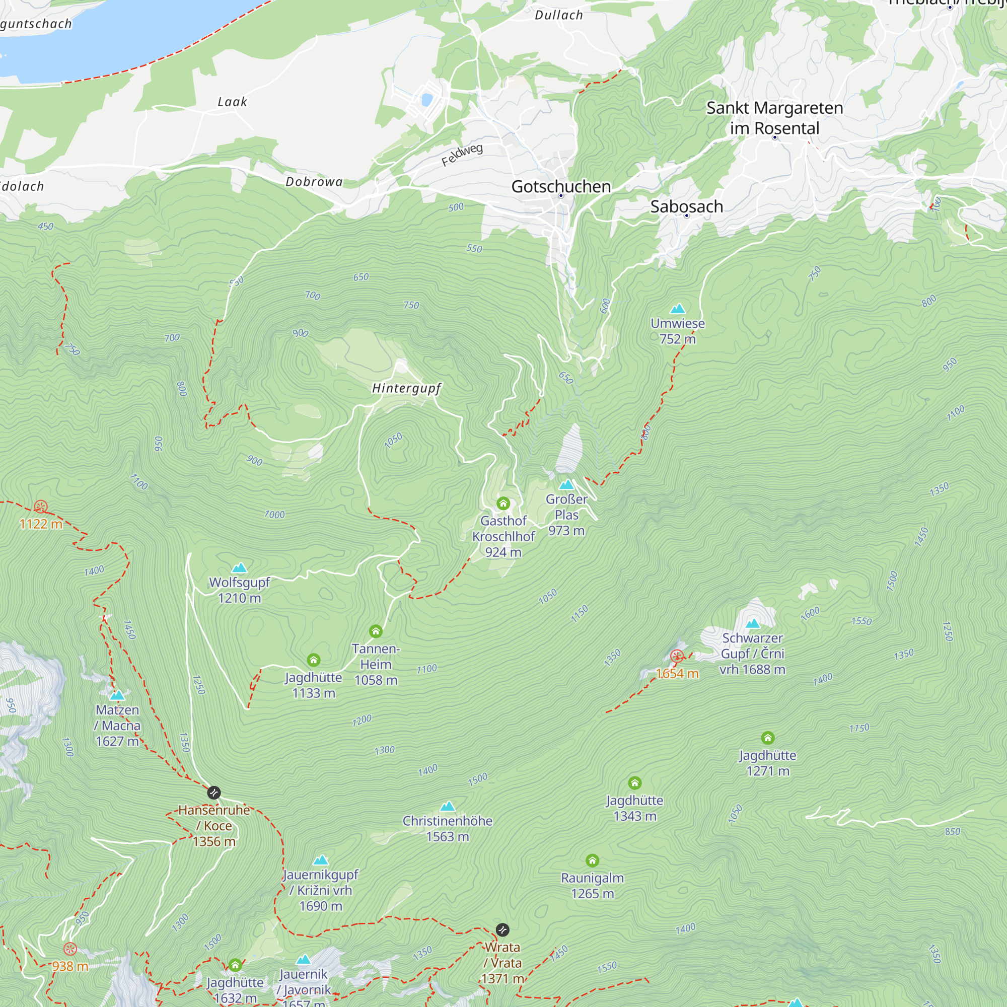 Gasthof Kroschlhof map