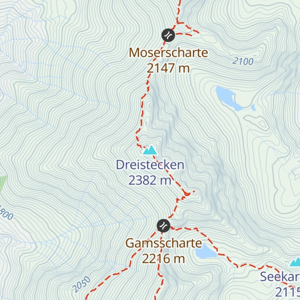 Map of Dreistecken