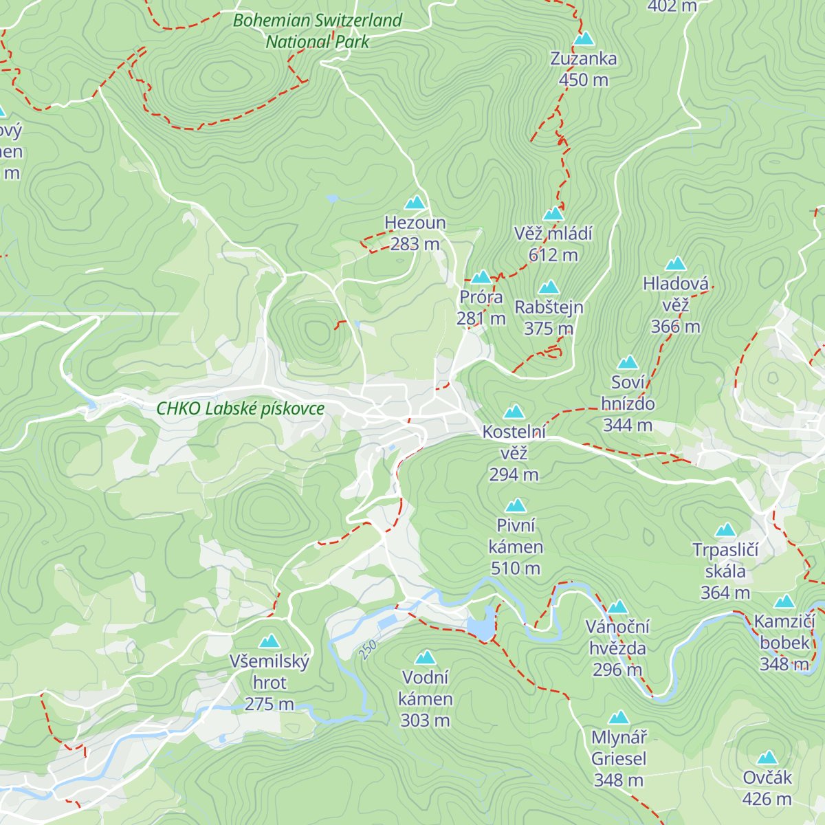 Turistické informace map