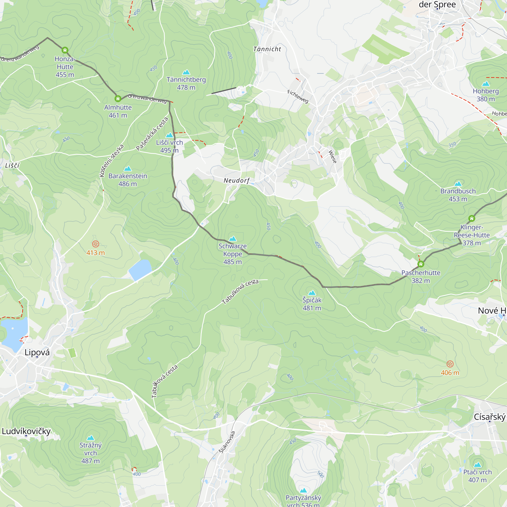 Karasekhütte map
