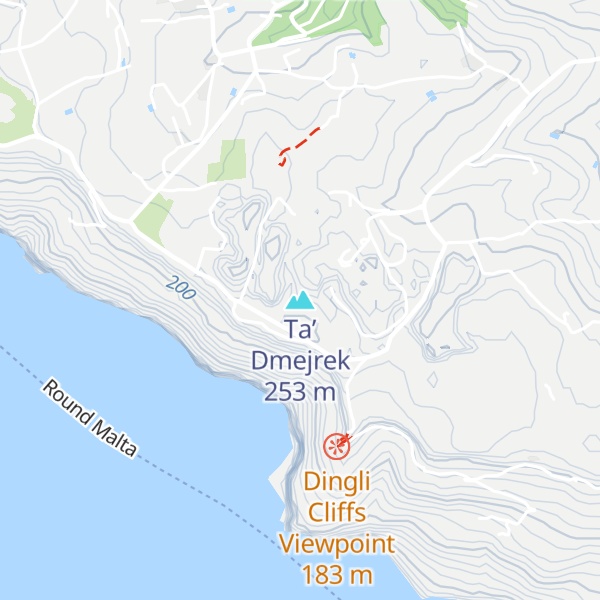 Map of Ta’ Dmejrek