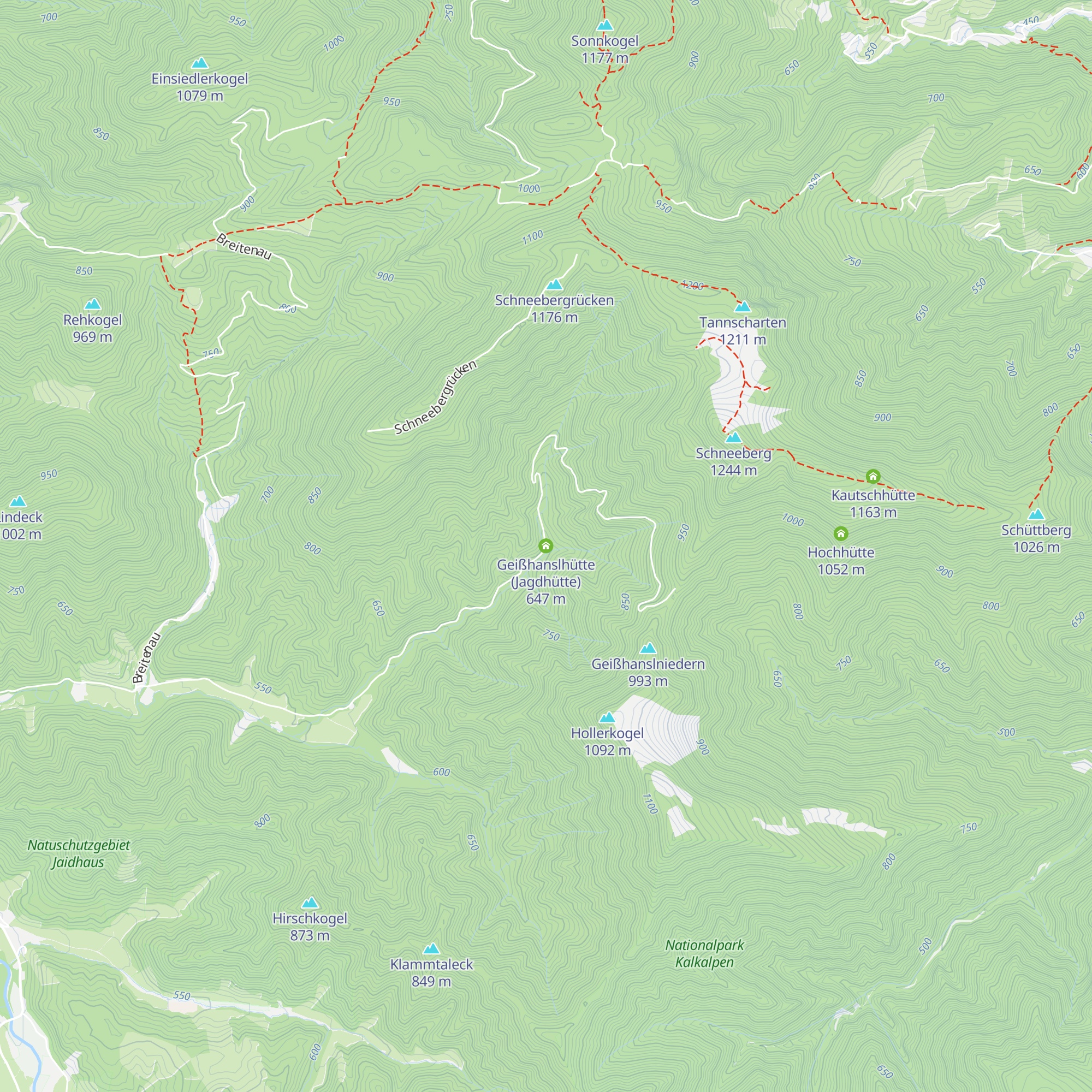 Geißhanslhütte (Jagdhütte) map