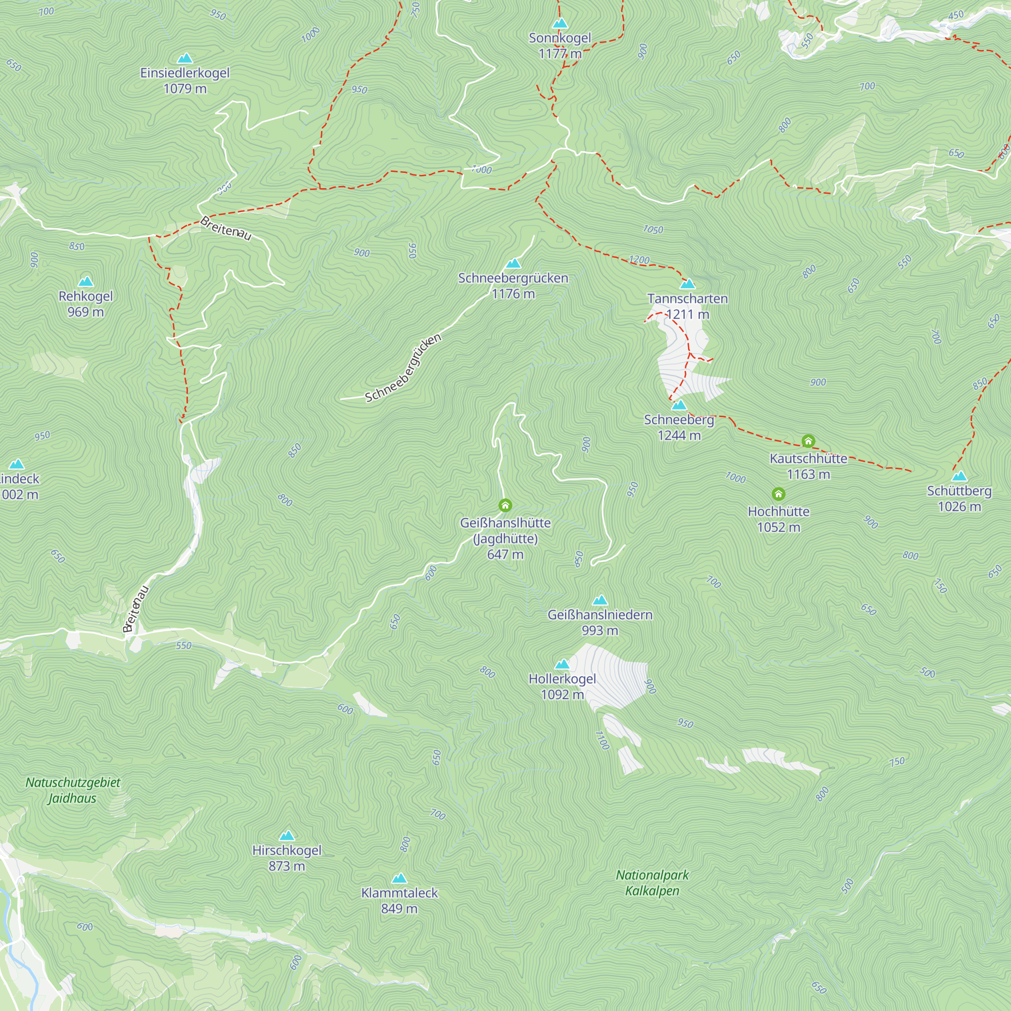 Geißhanslhütte (Jagdhütte) map