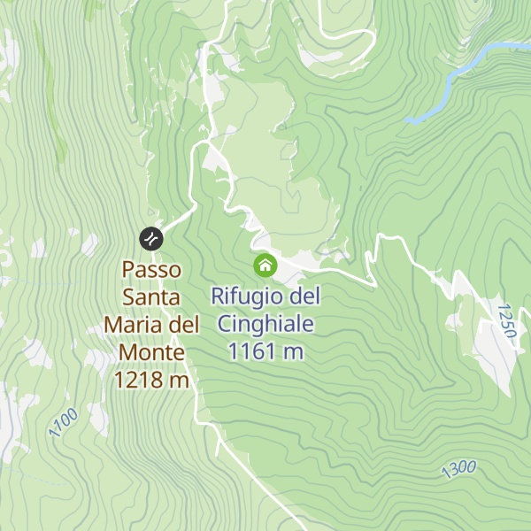 Map of Rifugio del Cinghiale