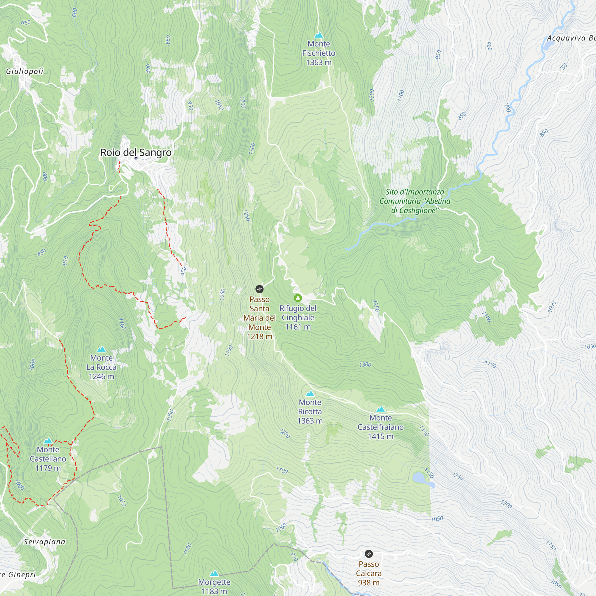Rifugio del Cinghiale map
