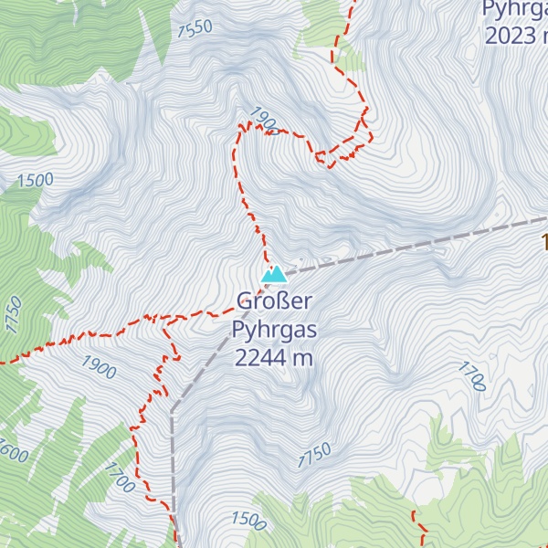 Map of Großer Pyhrgas
