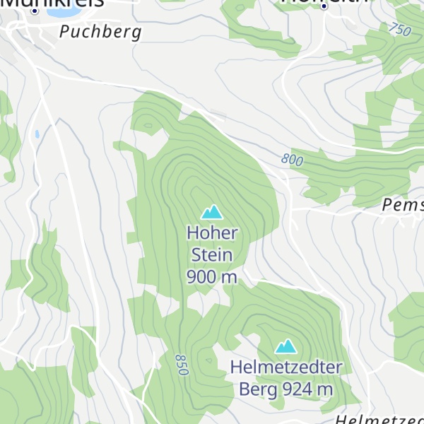 Map of Hoher Stein
