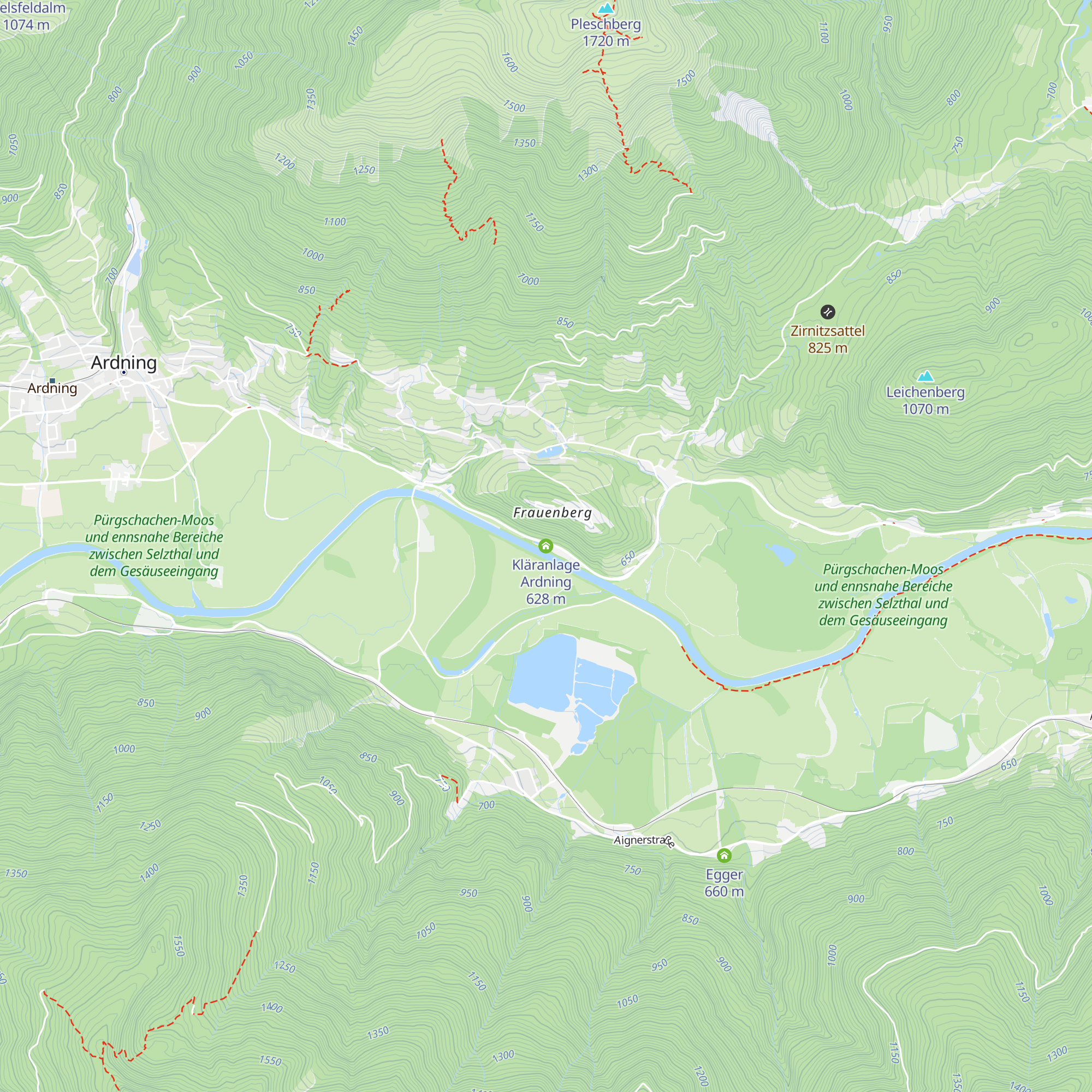 Kläranlage Ardning map