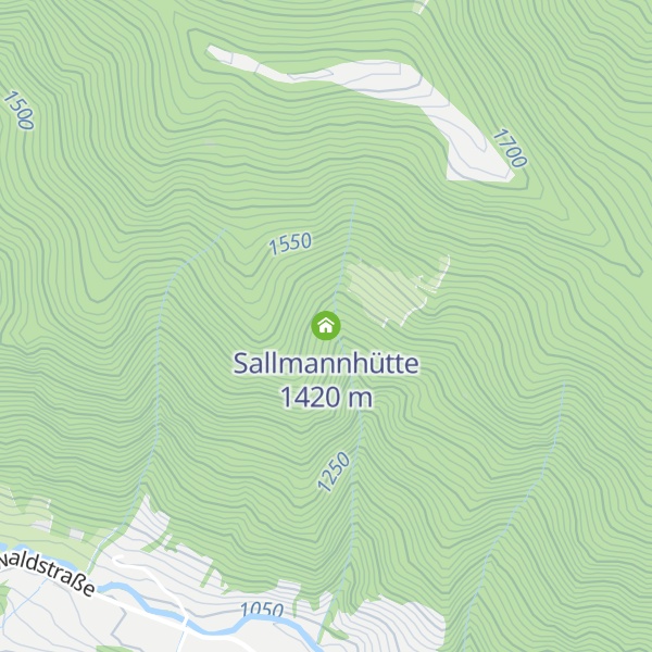Map of Sallmannhütte
