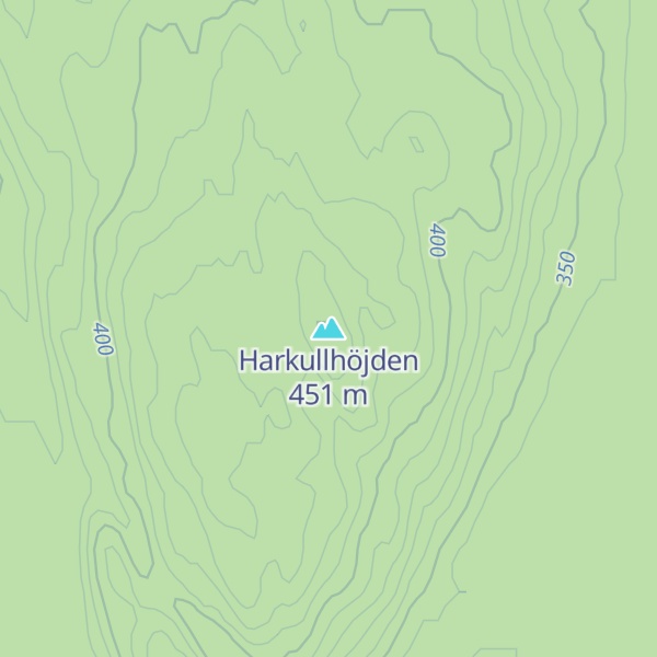 Map of Harkullhöjden