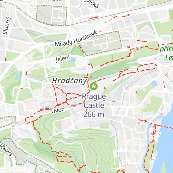 Map of Prague Castle