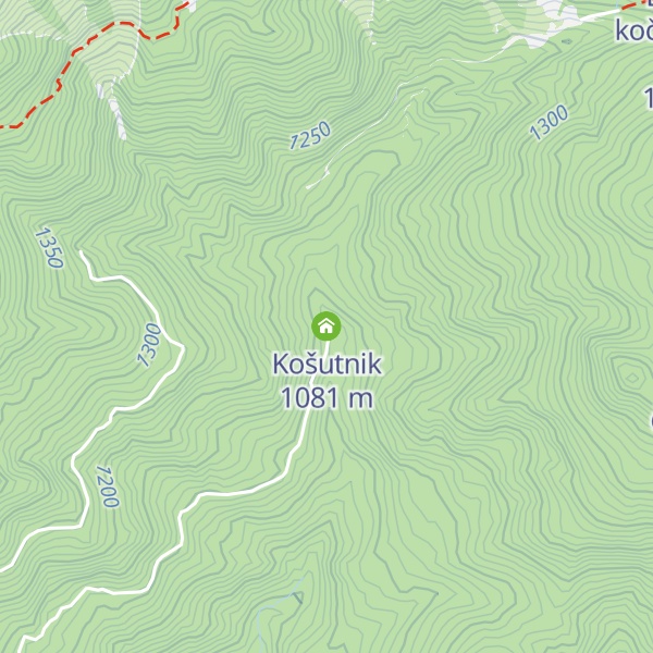 Map of Košutnik