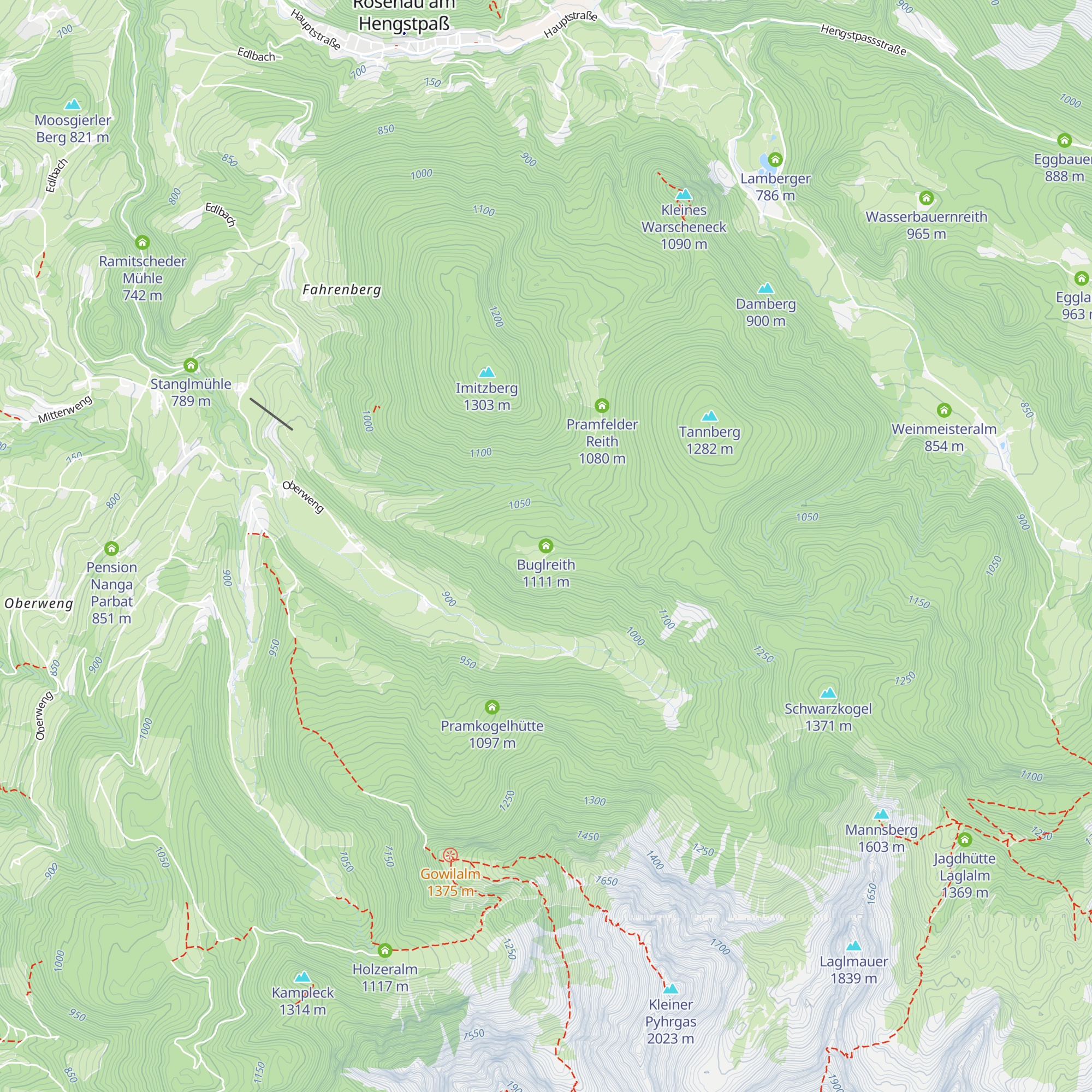 Buglreith map