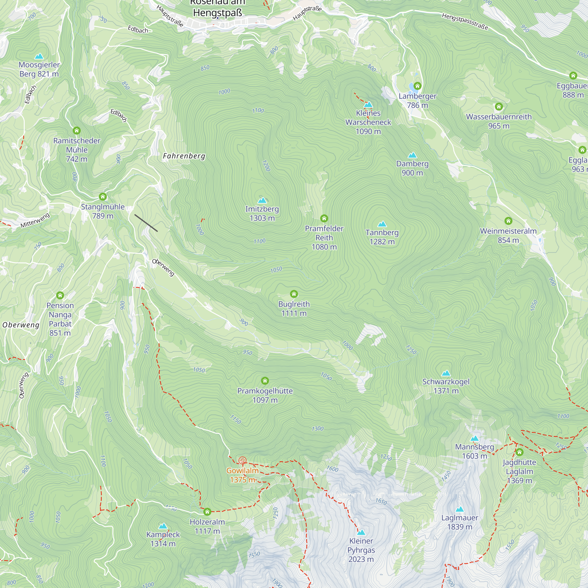 Buglreith map