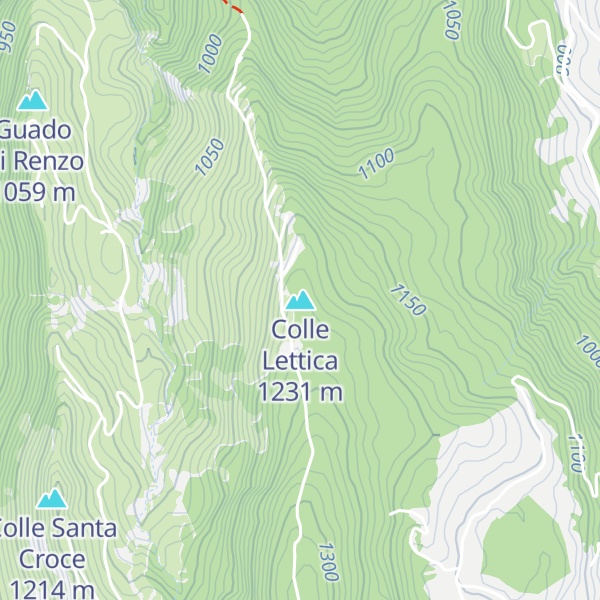 Map of Colle Lettica