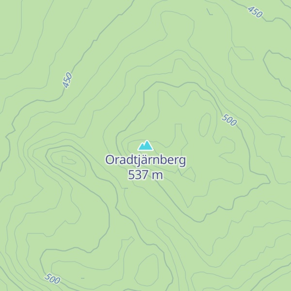 Map of Oradtjärnberg