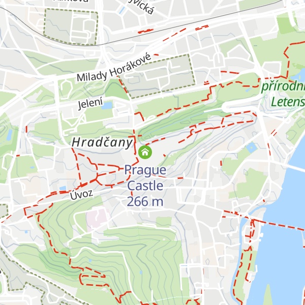 Map of Prague Castle
