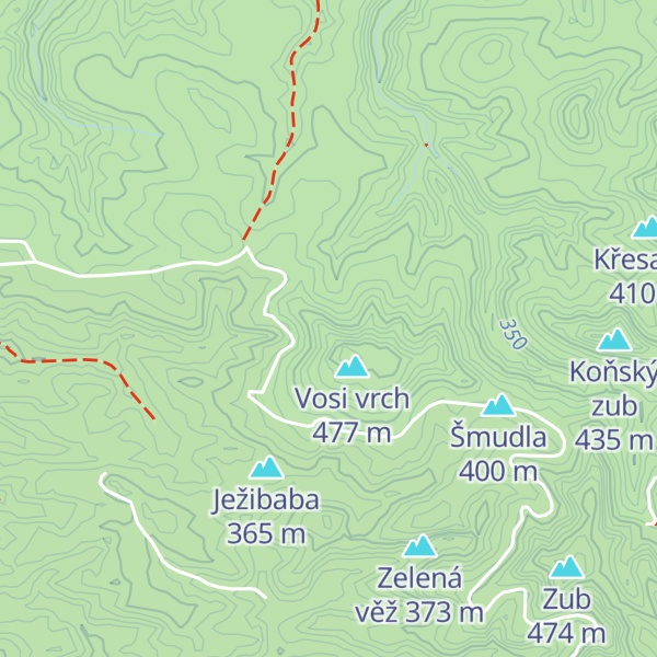 Map of Sršeň