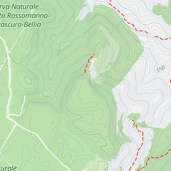 Map of Monte Grottascura