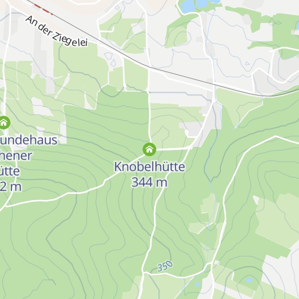 Map of Knobelhütte