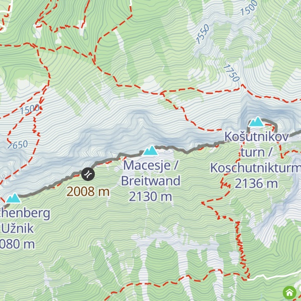 Map of Macesje / Breitwand