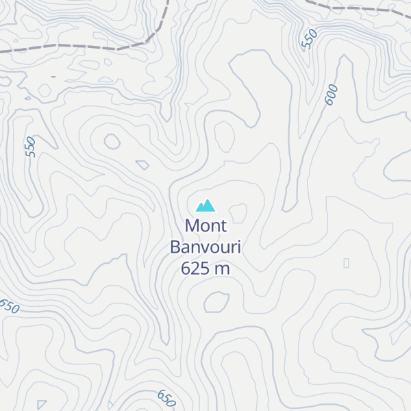 Map of Mont Banvouri