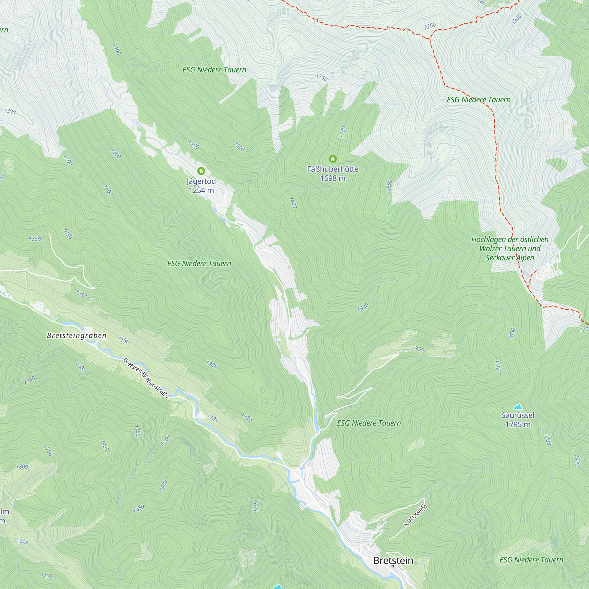 Lacknerhube map