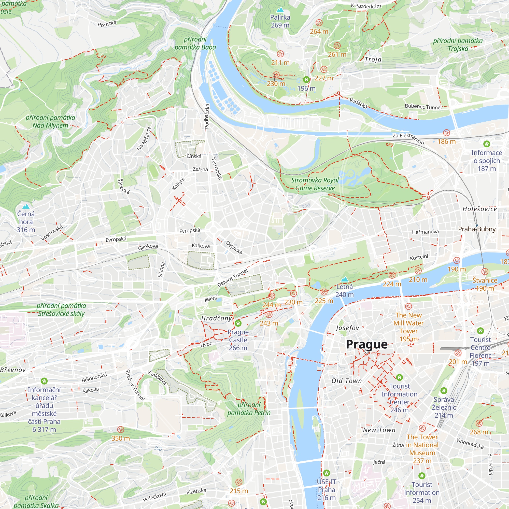 Informační kancelář Úřadu městské části Praha 6 map