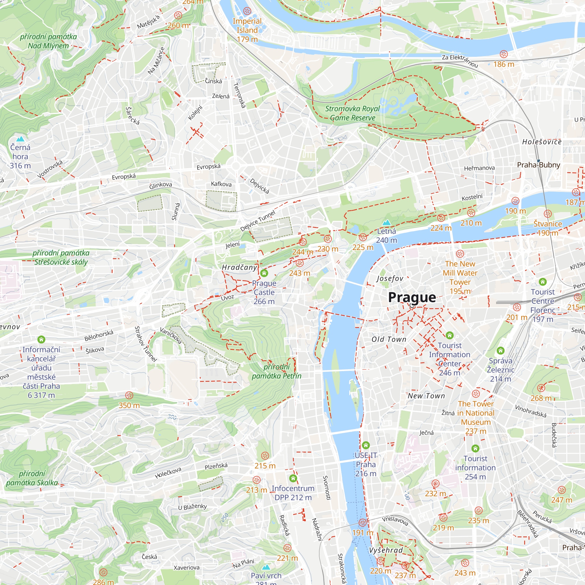 Tourist Information map