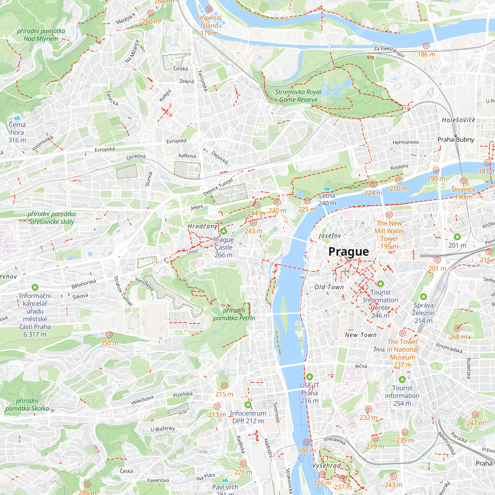 Tourist Information map