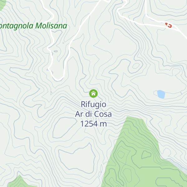 Map of Rifugio Ar di Cosa