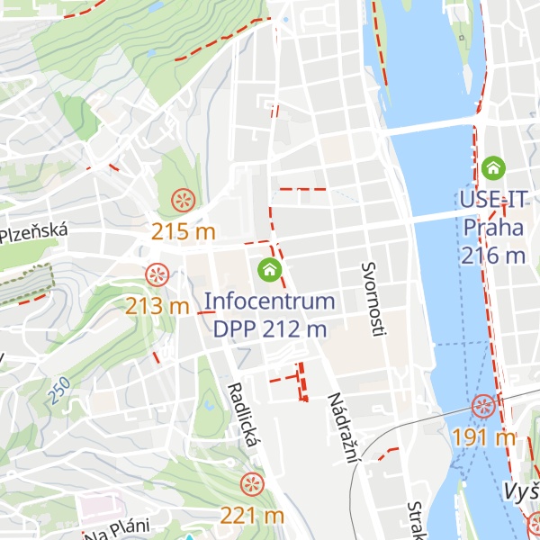 Map of Infocentrum DPP