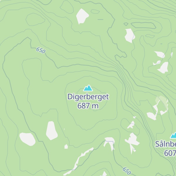 Map of Digerberget