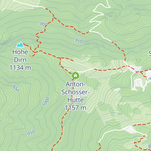 Map of Anton-Schosser-Hütte