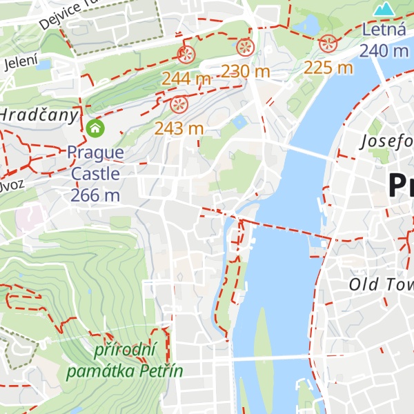 Map of Prague Tourist Information
