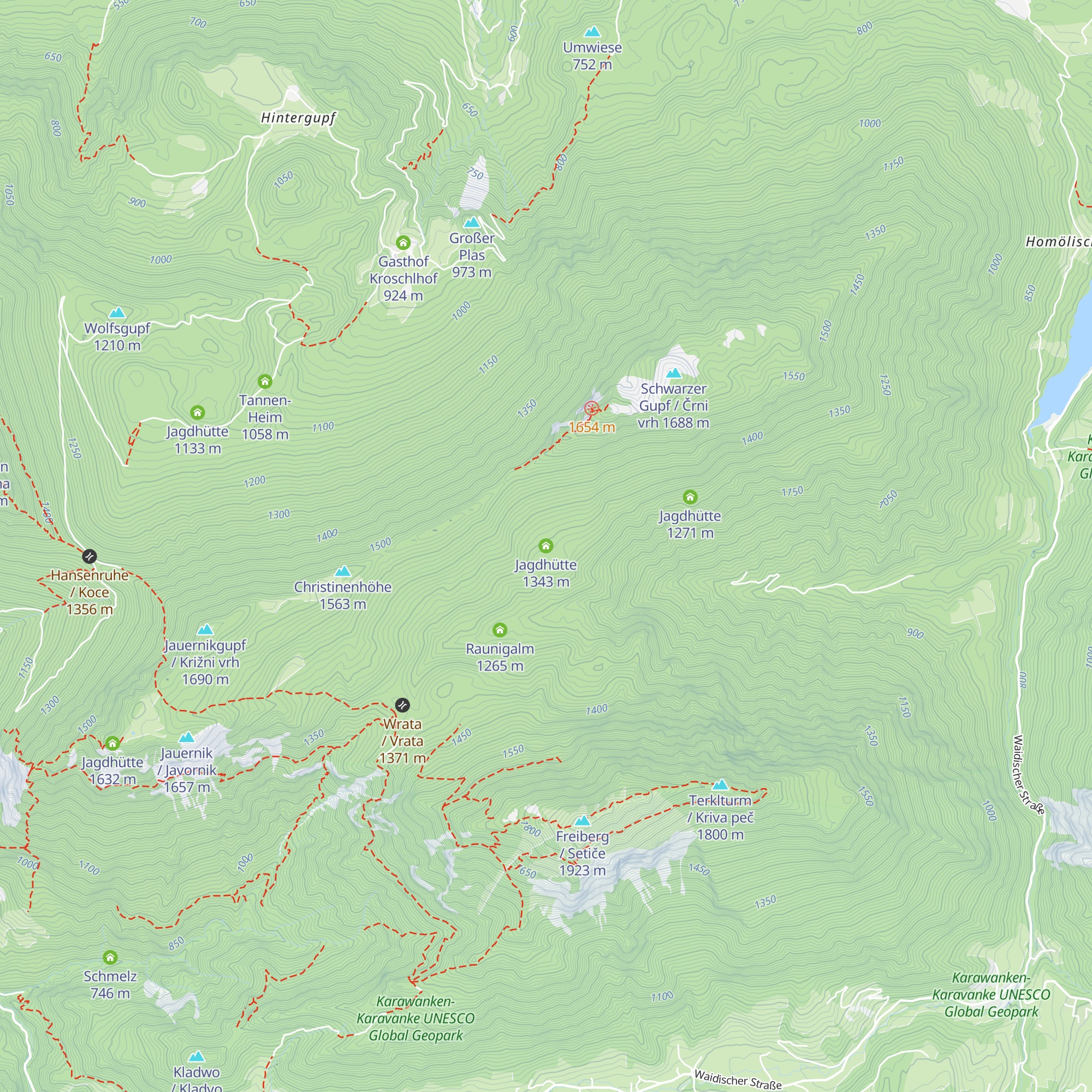 Jagdhütte map