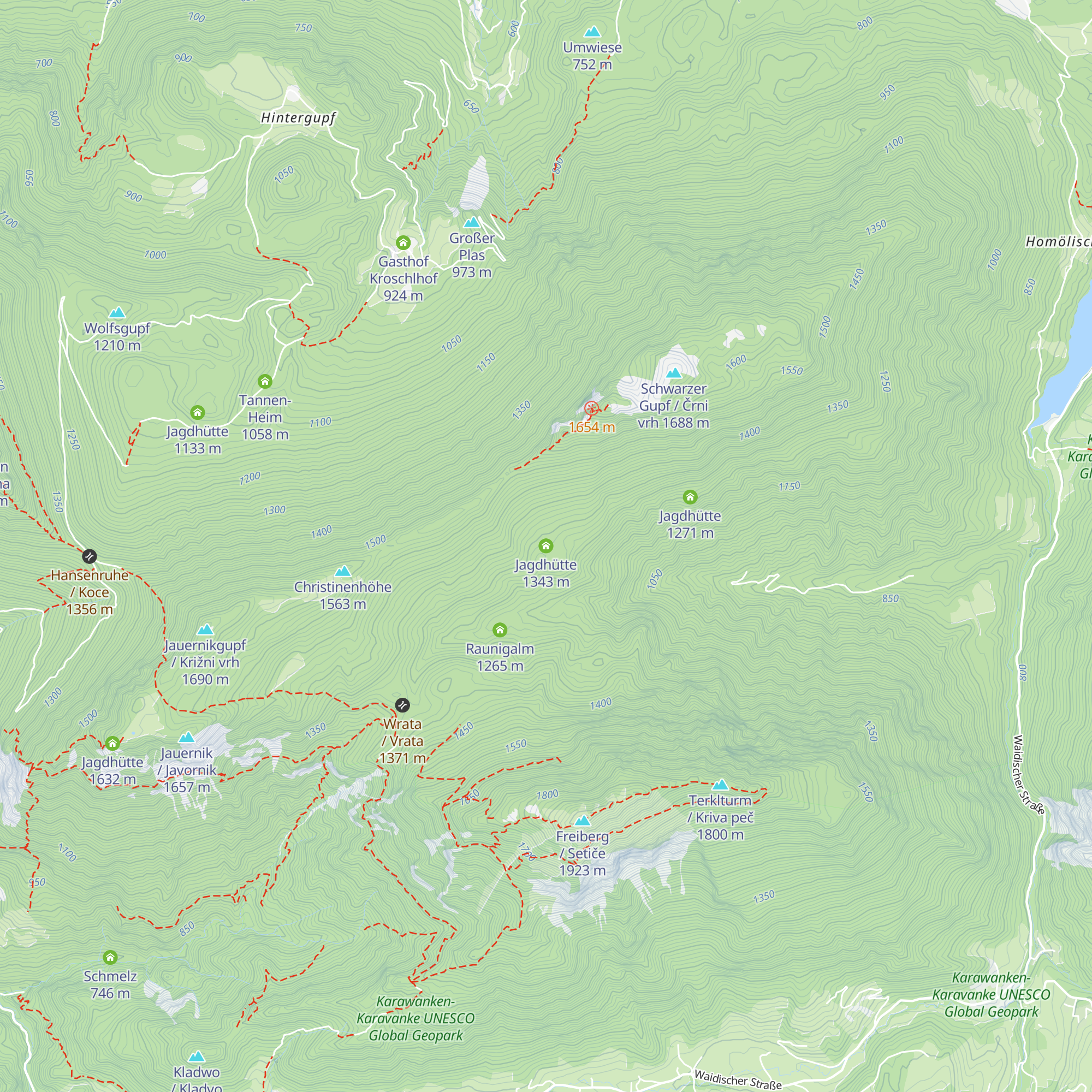 Jagdhütte map