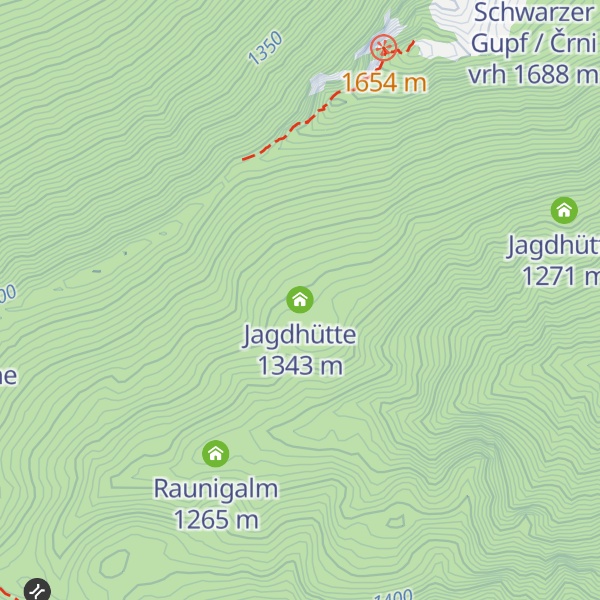 Map of Jagdhütte