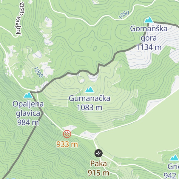 Map of Gumanačka