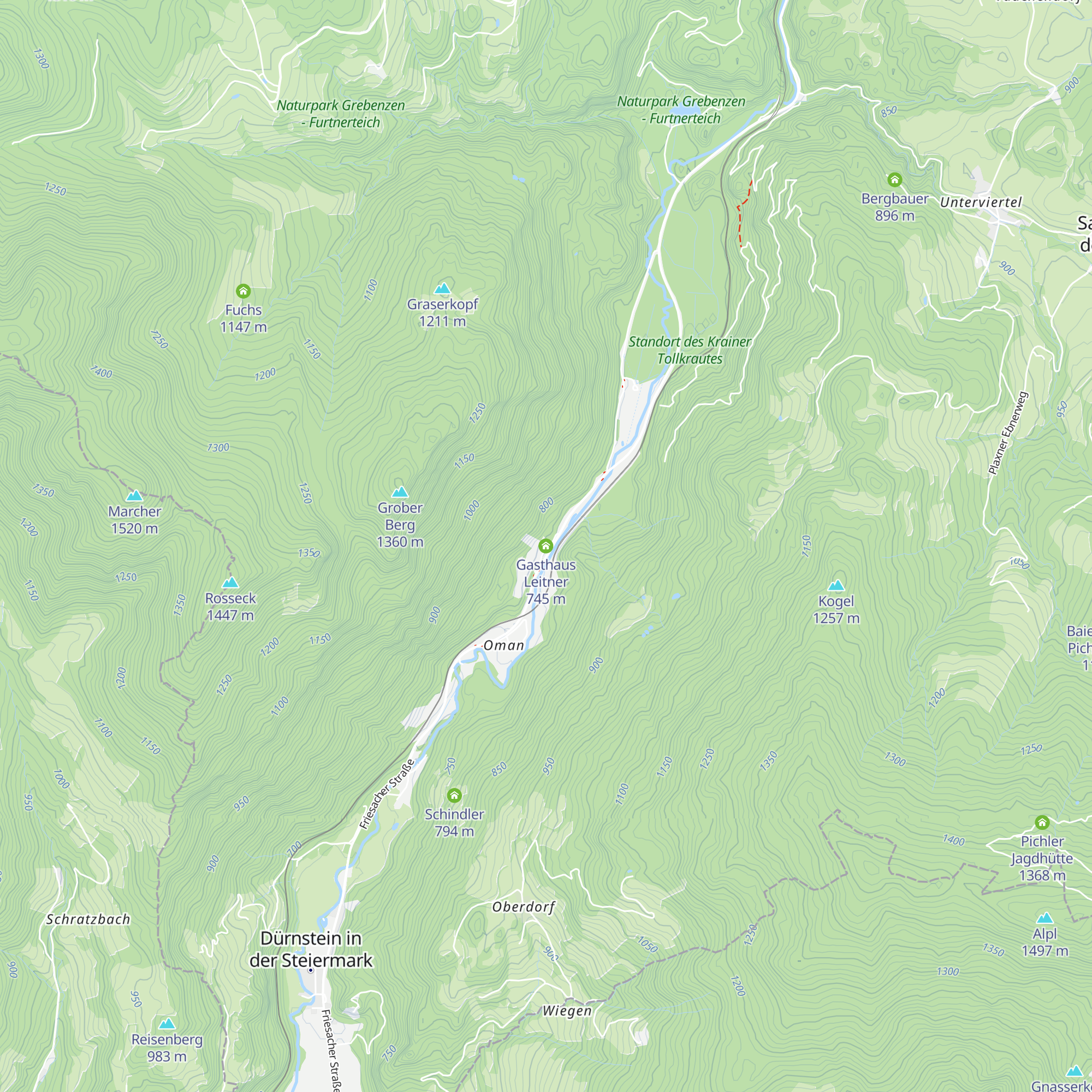 Gasthaus Leitner map