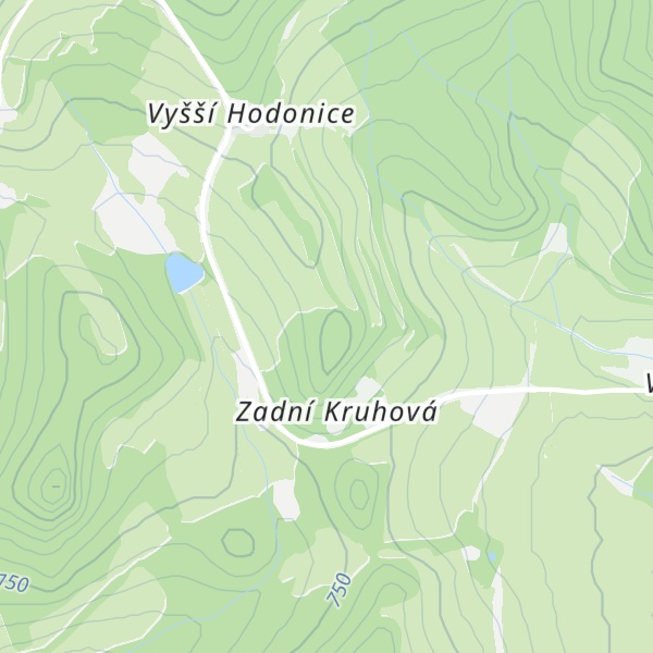 Map of Větrný kopec [Omlenice-Zahrádka]