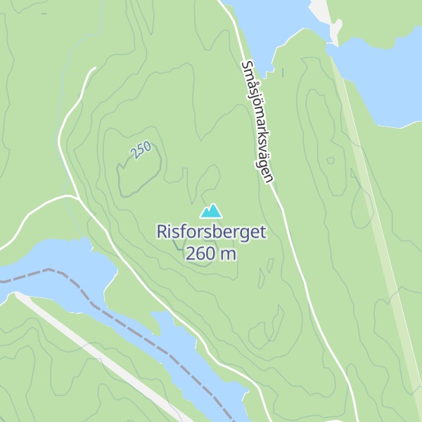 Map of Risforsberget
