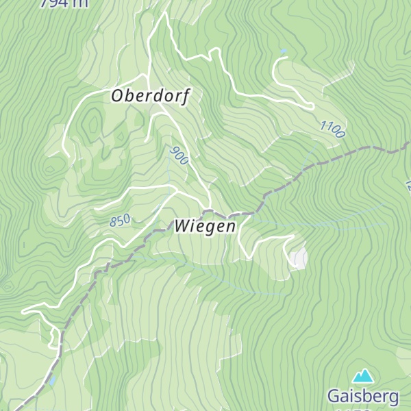 Map of ehem. Mesnerhaus