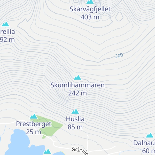 Map of Skumlihammaren